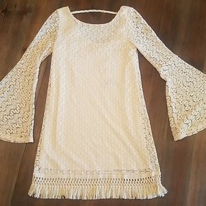 Cream Lace Dress